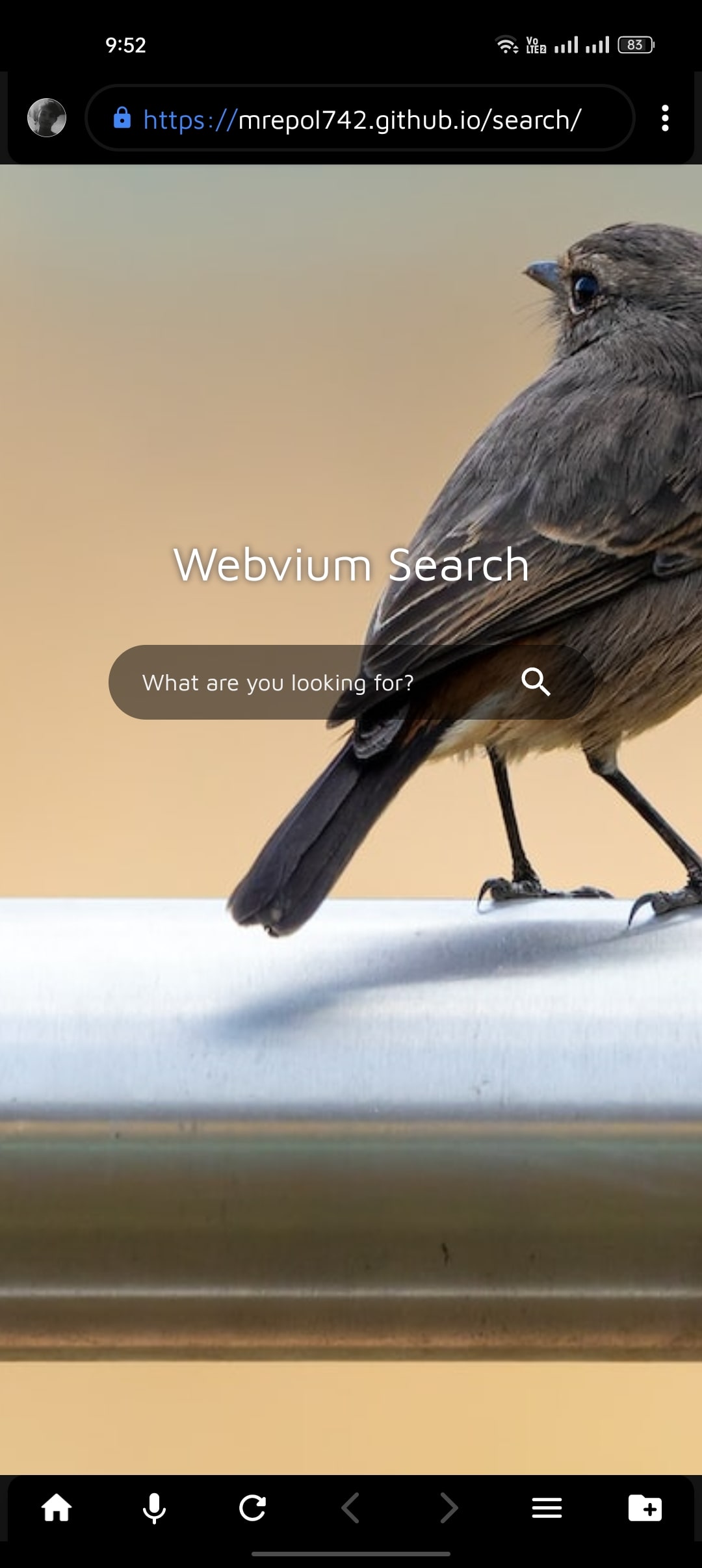 Webvium Dev App Screenshot